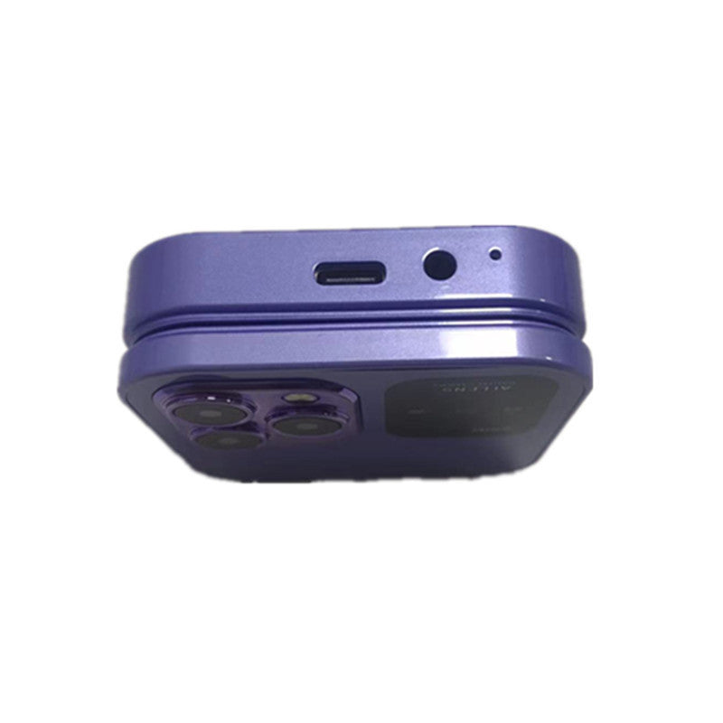 New i16pro Flip mini Mobile Phone i17pro Button Elderly Phone Dual SIM2G Foreign Language
