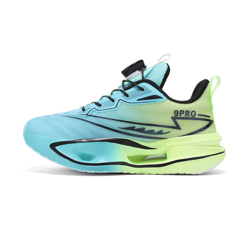 Red Rabbit9PRO Children's Fashion Casual Rotating Buckle Sports Shoes for Girls Lightweight Non-Slip Wear-Resistant Running Shoes for Boys