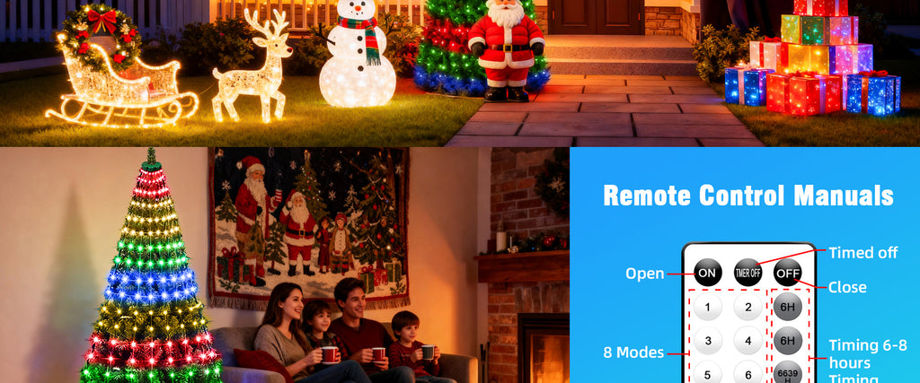 Christmas Tree Lights Christmas Garden Decoration Lights Colorful Lights String Lights Waterfall Tree Hanging Lights Christmas Bestsellers