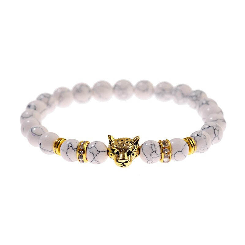 Tiger Eye Stone Double Row Bracelet Natural Stone Beaded Lucky Tree Pendant Bracelet Woven Double Layer Beaded Crystal Bracelet