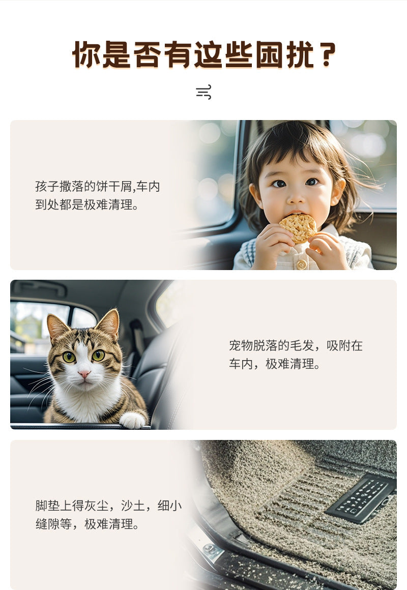 Vacuum Cleaner Car-mounted Suction and Blowing Integrated Small High-power Suction Wireless Handheld Dust Blower Household Desktop Vacuum Cleaner