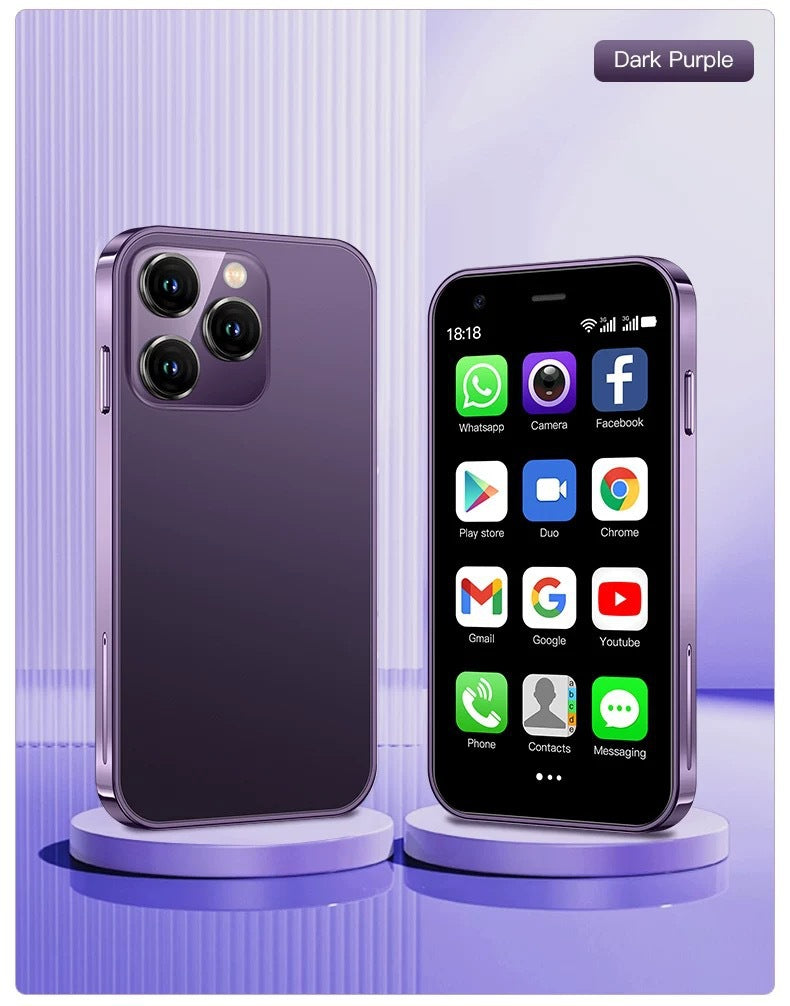 New Mobile Phone XS15 Smartphone Dual SIM Mini Phone Straight Touch Screen Android3G Hot-selling Small Mobile Phone