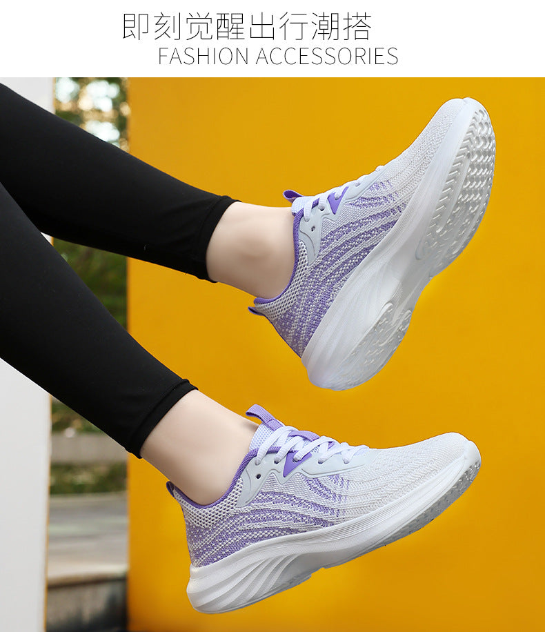 Plus Size Women's Shoes Mesh Breathable Sports Shoes Casual Shoes Lightweight Student Running Shoes Soft Sole Travel Shoes
