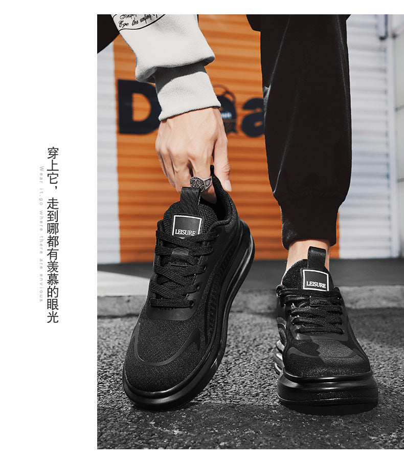 plus Size2025Spring New Comfortable Sports Shoes Casual Running Shoes Cushioned Lightweight Breathable Shock Absorption Trendy Shoes