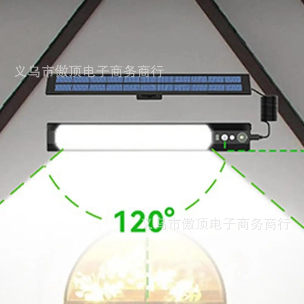 Outdoor Solar Human Body Sensor Street Light Split Light Household Waterproof Wall Light Courtyard Landscape Garage Lighting