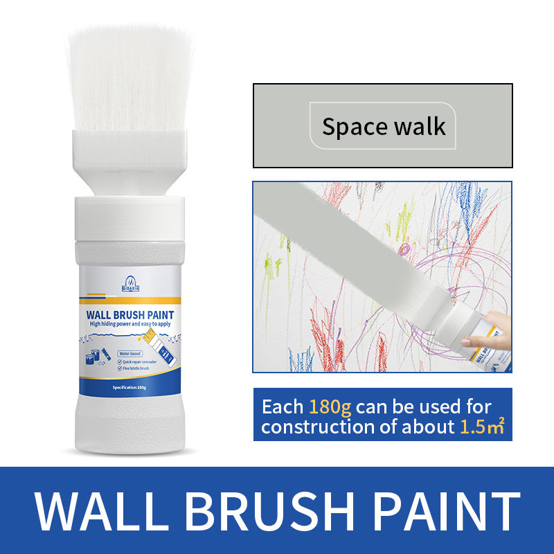 Interior Wall Paint White Wall Brush Paint Water-Based Odorless Latex Paint Wall Renovation Household Paint Wall Repair