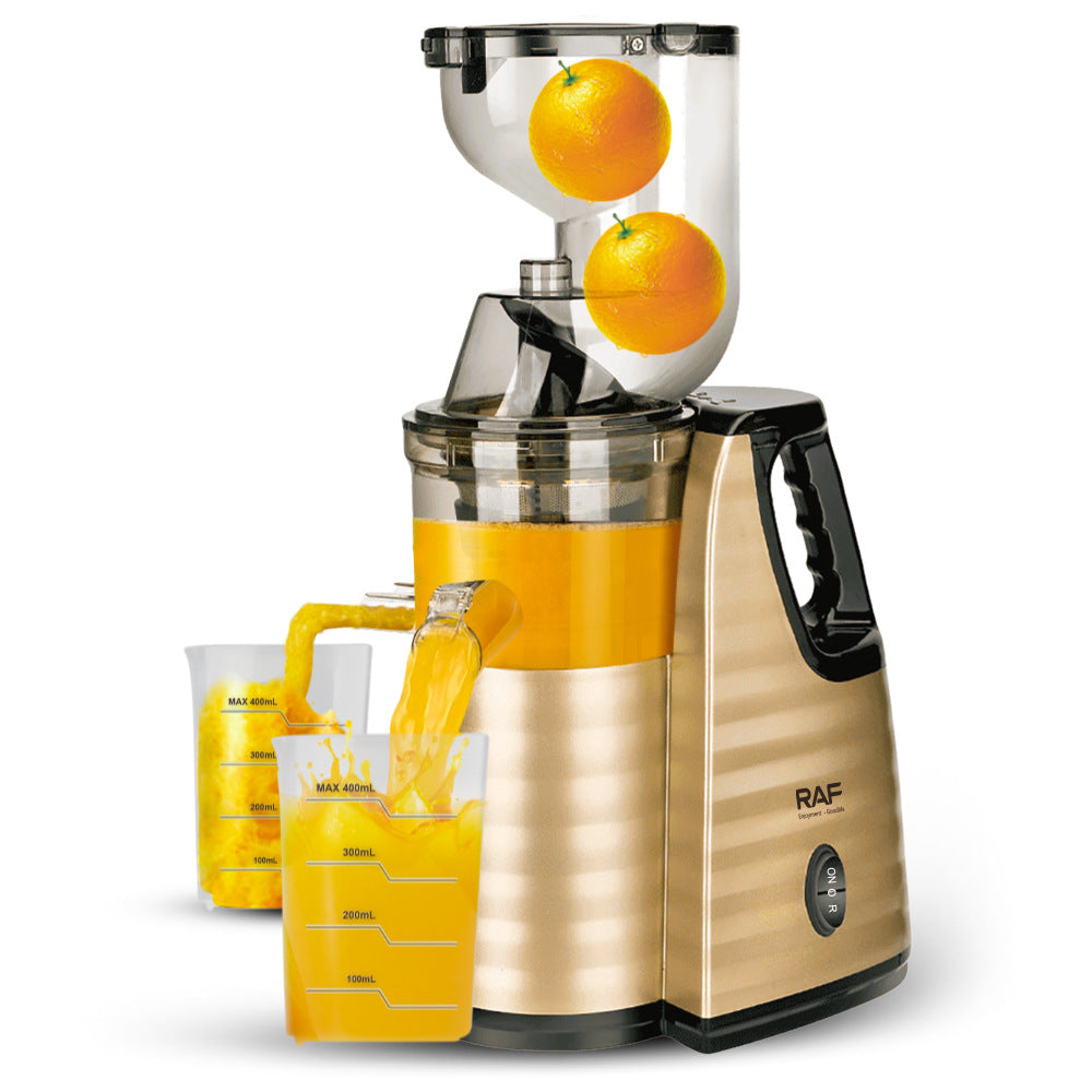 RAF EU Standard Juicer Household Pulp and Juice Separation Fully Automatic Fruit and Vegetable Juicer Easy to Clean Multi-Functional