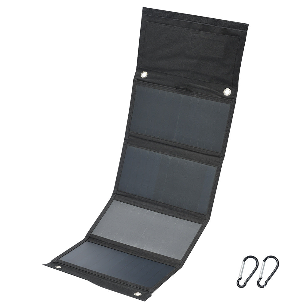 30W Solar Folding Bag Charging Bag Solar Panel5V Fast Charge Mobile Phone USB Charger