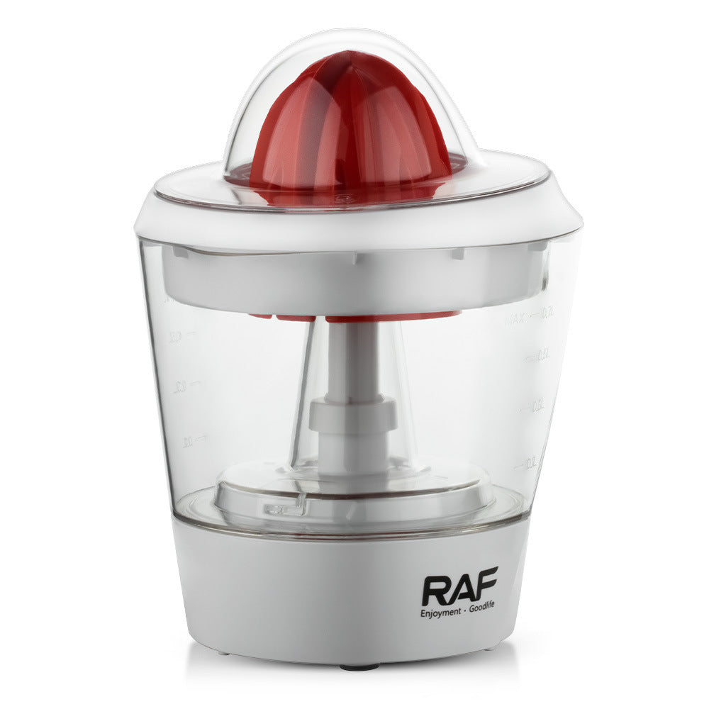 RAF EU Standard Electric Fresh Orange Juicer Household Automatic Juicer Lemon Orange Juice Machine Small Portable