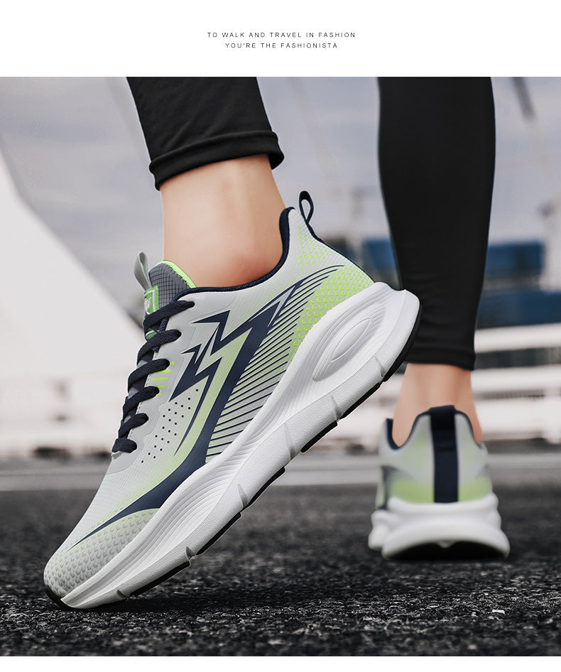 2025New Ultra-Light Fashion Soft Sole Sports Shoes Men's Waterproof Anti-Slip Running Shoes Versatile Casual Trendy Men's Shoes