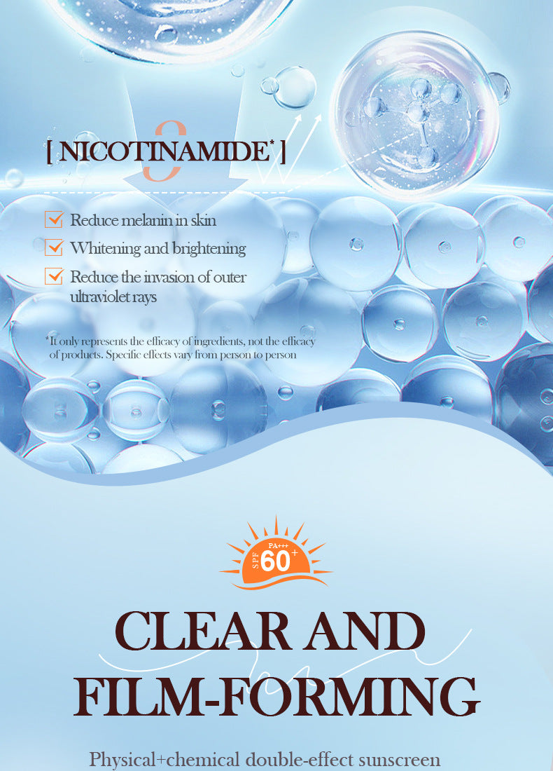 SPF60+Sunscreen30g SADOER Gold Collagen Protective Isolation Cross-Border Wholesale