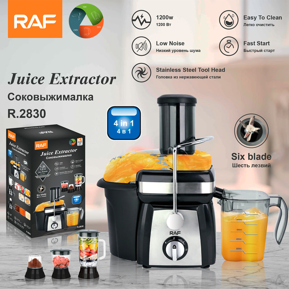 RAF European Standard4Combination1Multifunctional Juicer Household Food Processor Meat Grinder Fresh Electric Orange Juicer Original Juicer