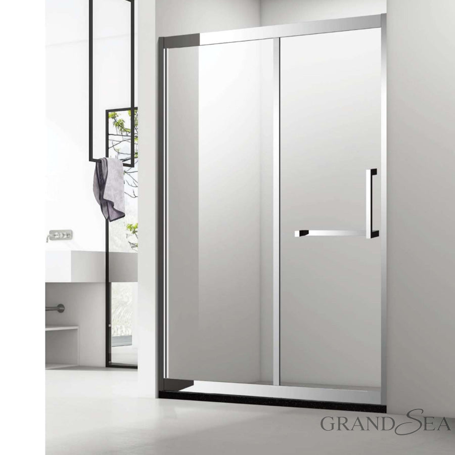 Modern Black Aluminum Frame Pivot Shower Door Plastic Shower Doors