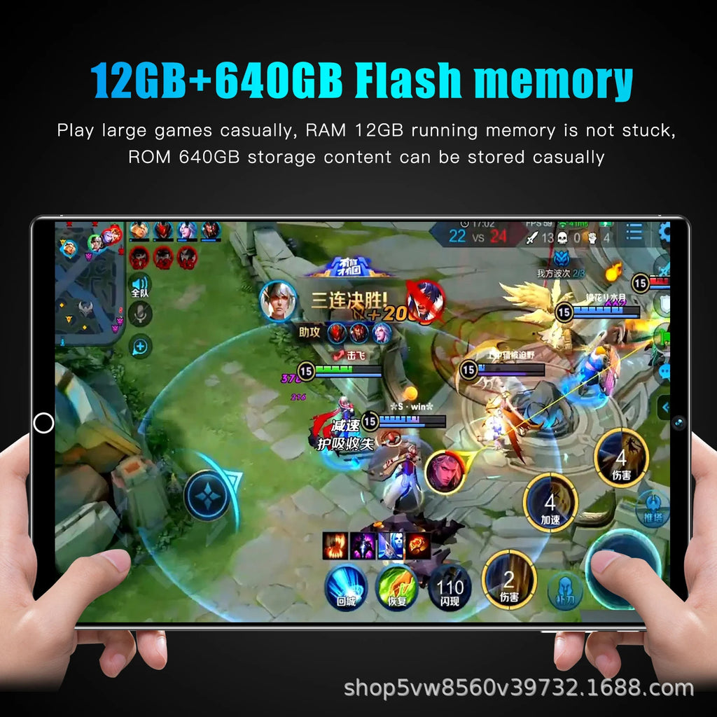 Popular10inch tablet Android eight-core12+640G Online Learning Machine Game Tablet Manufacturer