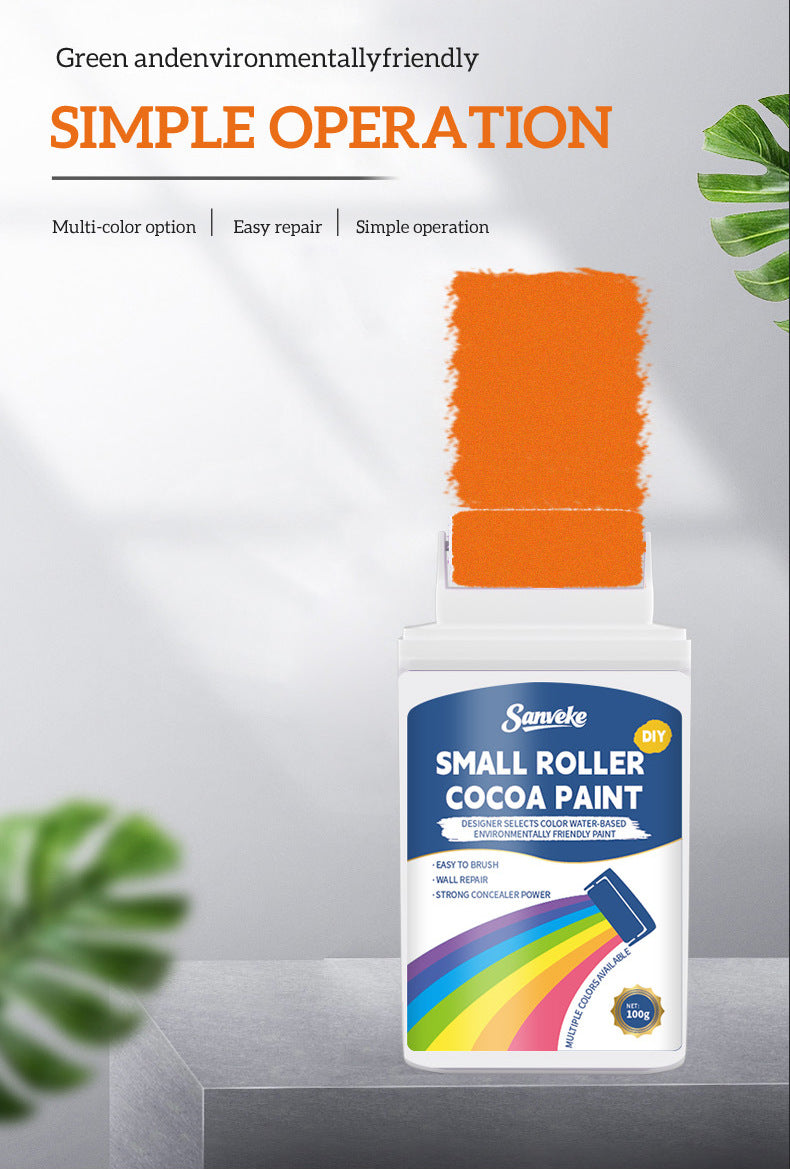 Wall Repair Small Roller Latex Paint Indoor Household Odorless Wall Renovation Stain Removal Coating Latex Paint