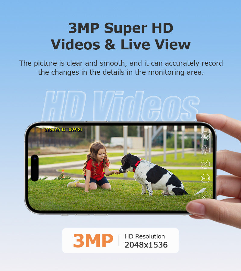4G Solar Surveillance Camera Full Color Night Vision Network wif Low Power Gimbal Low Power Consumption Monitoring