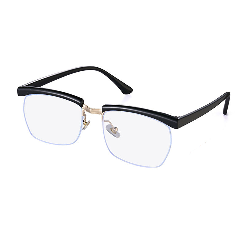 Tom Hardy's Legend of the Underground Half-Frame Glasses Frame High-End Blue Light Blocking Optical Glasses Internet Celebrity Style