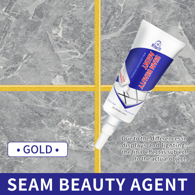 Tile Grout Water-Based Tile Floor Tile Grout Waterproof Mildew-Proof Sink Toilet Hand-Squeeze Grout