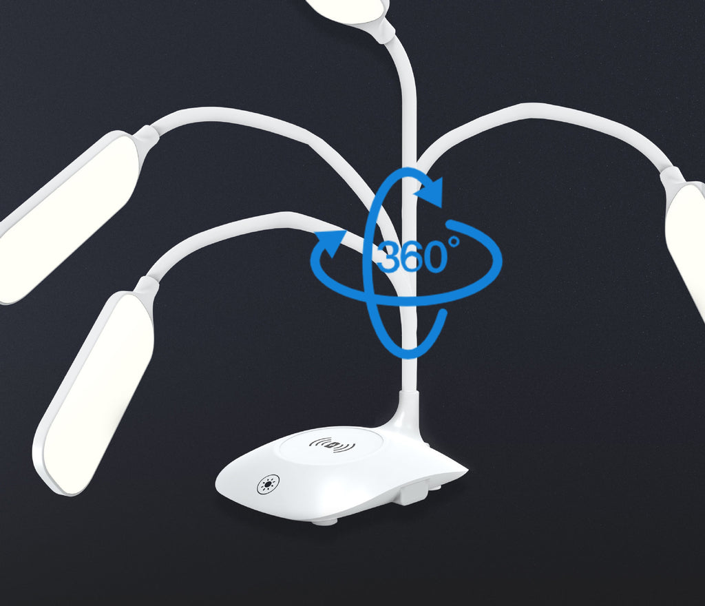 Customized Eye Protection Desk Lamp Wireless Mobile Phone Charging Reading Lamp usb Smart Folding Desk Lamp ins Wholesale Study Desk Lamp