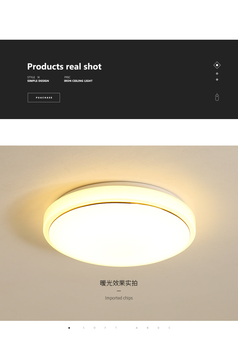 led Ceiling Lamp Modern Minimalist Acrylic Living Room Lamp Round led Bedroom Restaurant Light Balcony Aisle Engineering Light