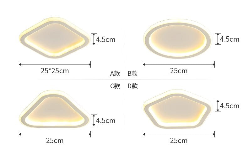 Aisle Light Minimalist Entryway Light Nordic Simple Modern Creative Corridor led Small Ceiling Light for Balcony and Entrance