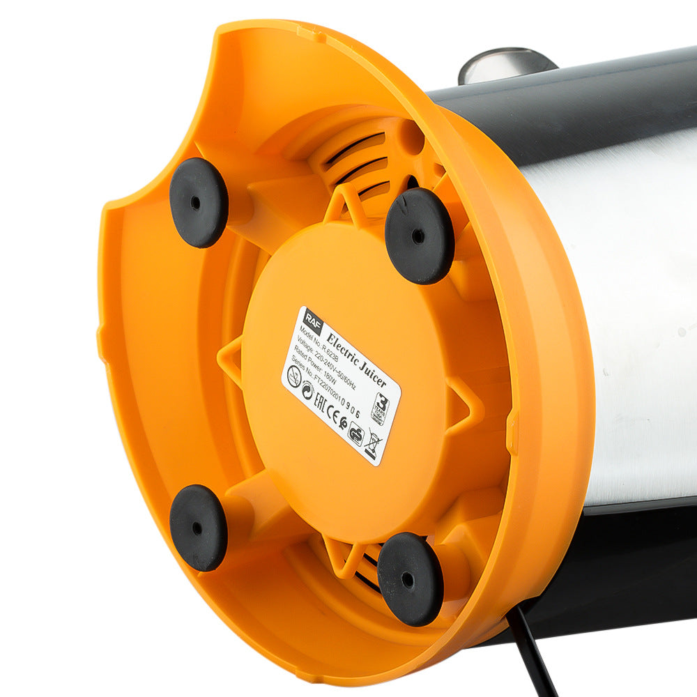 RAF EU Standard Freshly Squeezed Electric Orange Juicer Original Freshly Squeezed Pure Fruit Orange Juicer Fully Automatic Household Separator