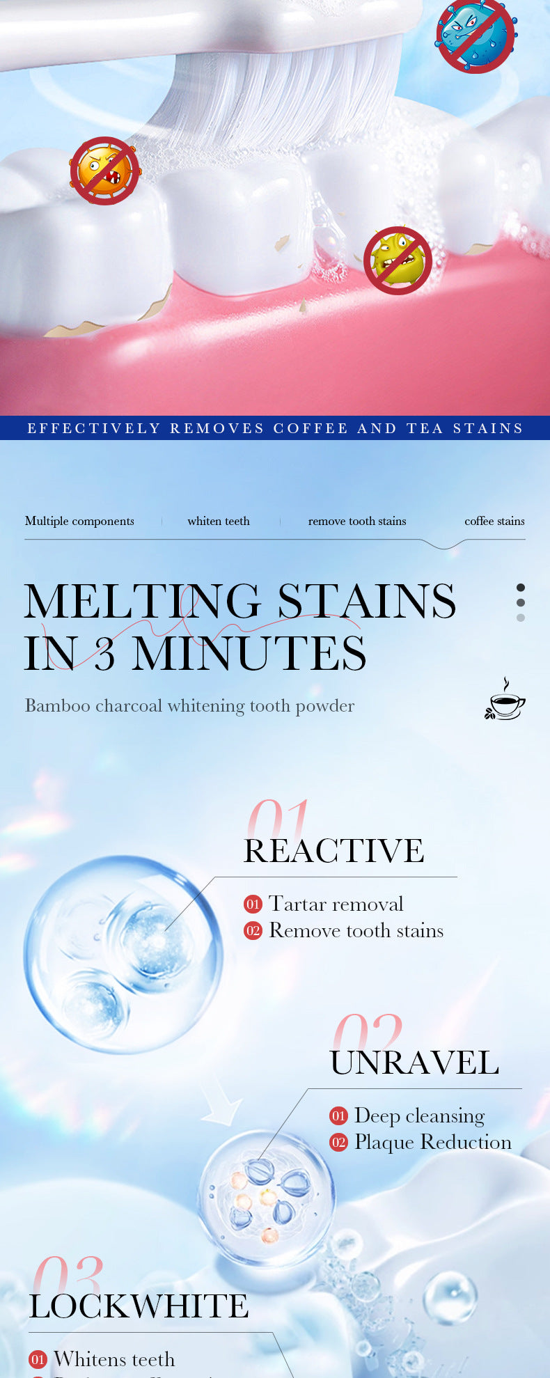 All English Tooth Powder60g SADOER Remove Tobacco Stains, Whiten Teeth, Clean Tartar, Strengthen Teeth Toothpaste  Wholesale