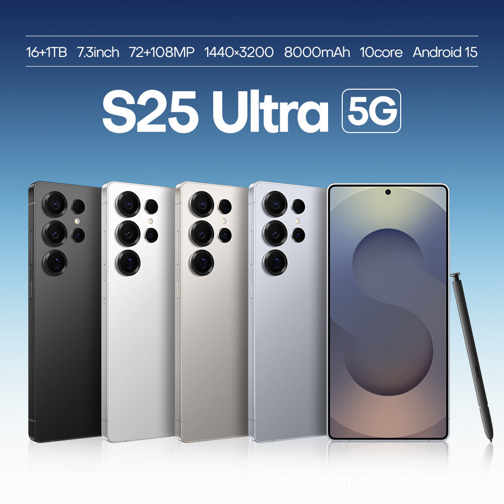 Popular S25Ultra Android7.3inch smartphone16+1T Mobile Phone Source Factory Hot Selling on AliExpress