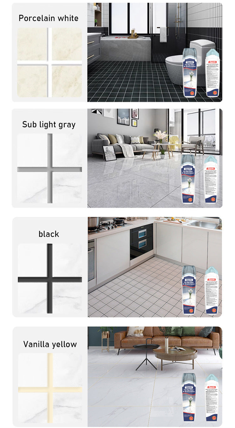 Aircraft Head Grout Sealant Odorless Waterproof Mildewproof Water-based Tile Grout Sealant Filling Joint Agent Manufacturer