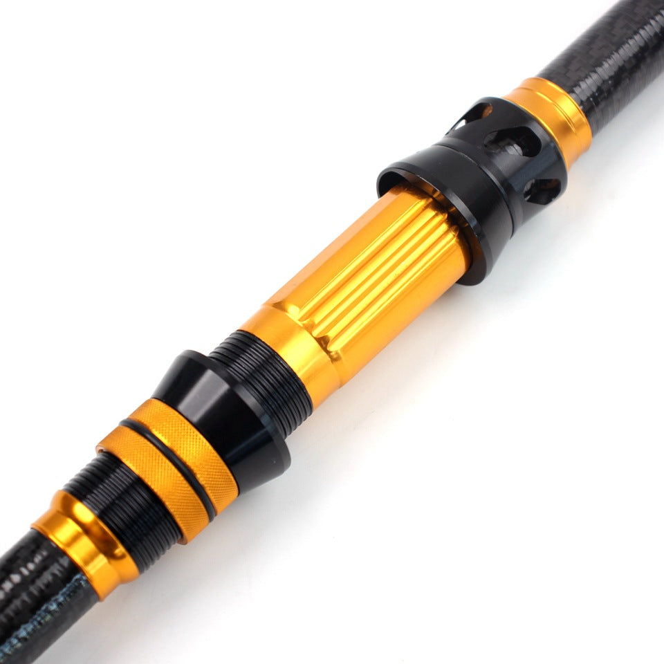 Manufacturer Wholesale New Short Section Sea Rod Carbon Fiber Telescopic Universal Fishing Rod Portable Lure Rod European and American Fishing Gear