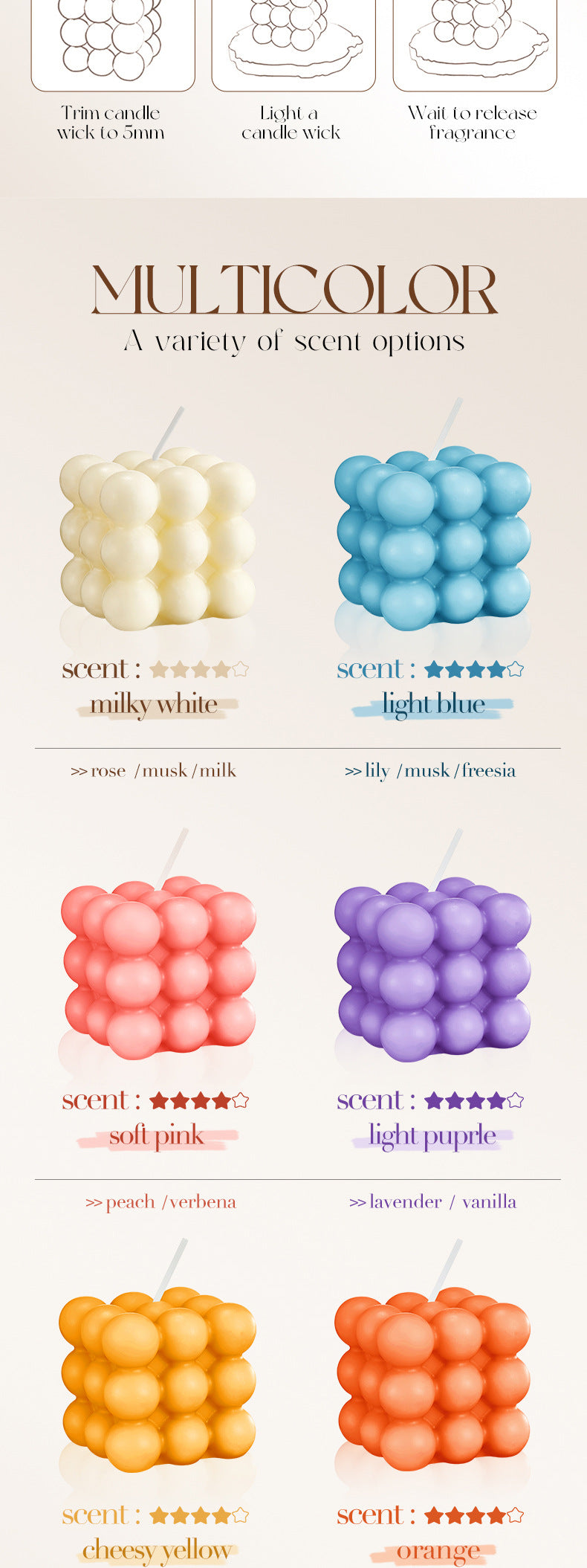 Aromatherapy Candle140g SADOER Celebration Holiday Party Birthday Candle Cross-Border Foreign Trade Wholesale