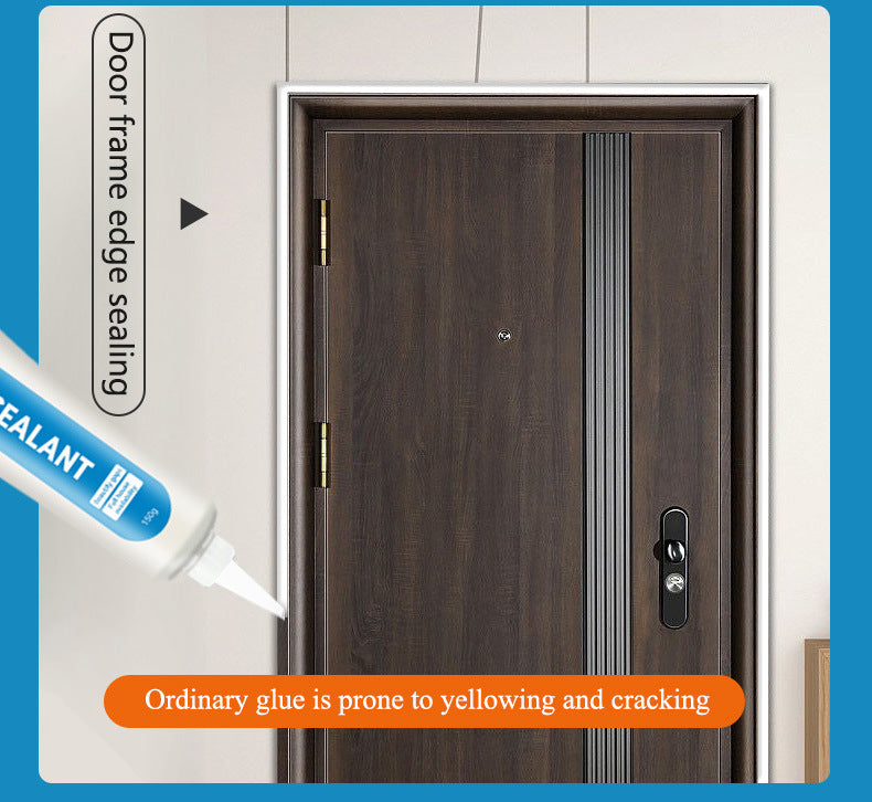 Sealant for Wood and Glass, Furniture, Doors, Windows, Cabinets, Scratch Repair, Waterproof, Paint Repair, Edge Sealing, Color Matching Paste, Wood Repair