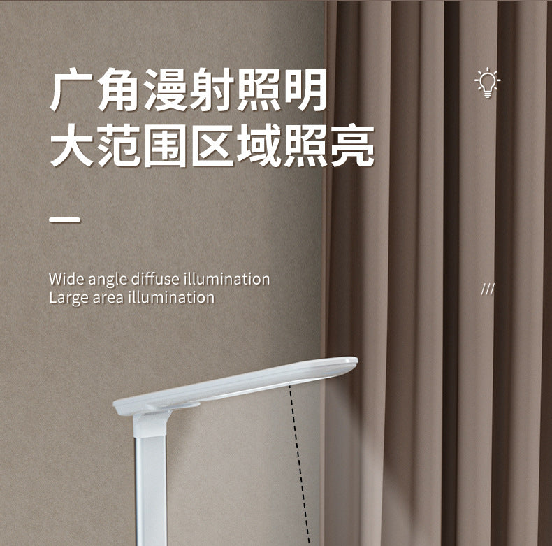 LED Eye protection desk lamp 3-in-1 multifunctional folding desk lamp usb Home bedroom bedside wireless charging night light