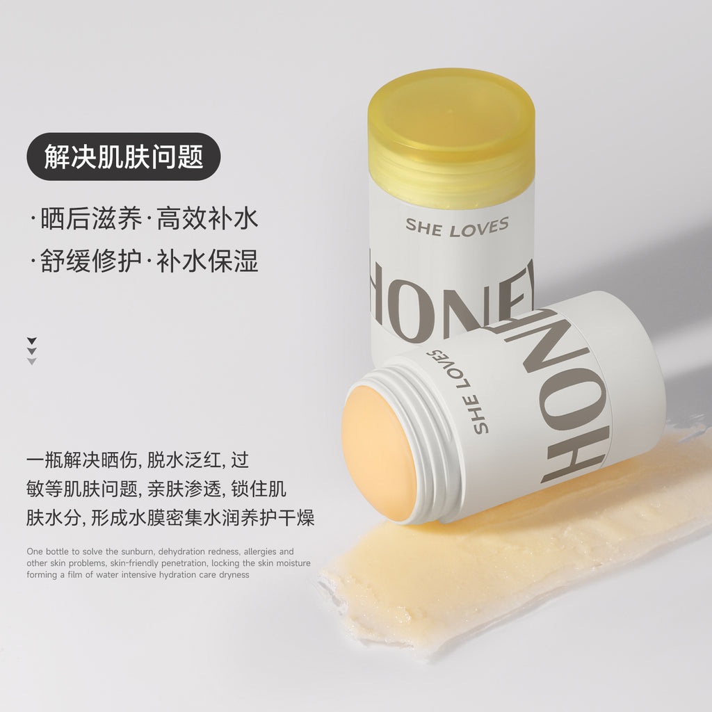 Exclusive Supply sheloves Honey Soothing Essence Stick After-sun soothing redness hydrating moisturizing face cream