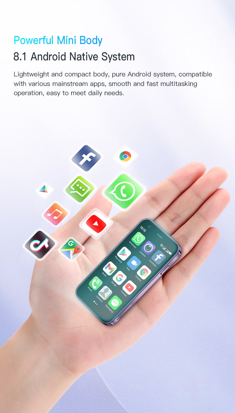 Hot Sale XS15 Mini Mobile Phone2+16G Ultra-small Pocket Android Smartphone Google Phone(Popular)