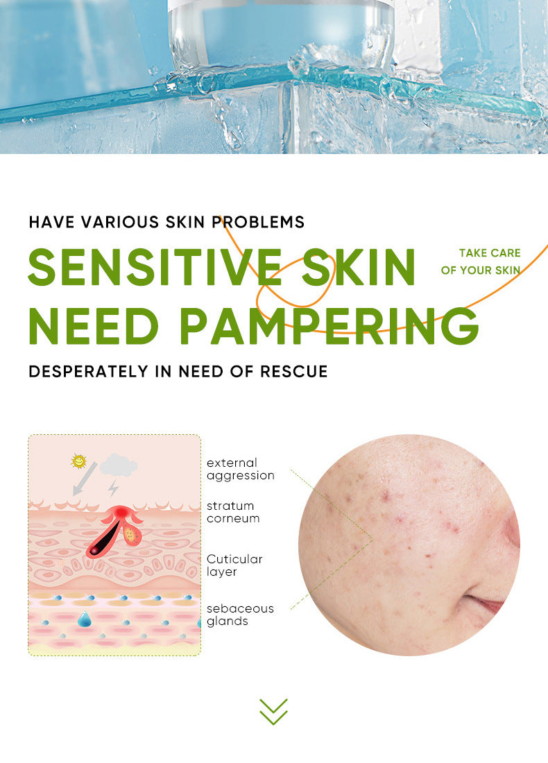 Full English Aloe Vera Skincare Set SADOER Cleansing, hydrating, moisturizing, and nourishing  foreign trade manufacturer wholesale