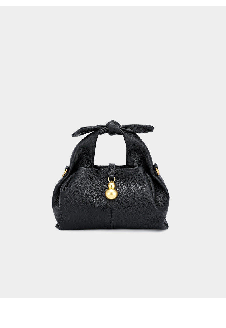 European and American Niche Cloud Dumpling Bag Single Shoulder Crossbody Niche Light Luxury Fashion Design New Single Shoulder Crossbody Genuine Leather Bag