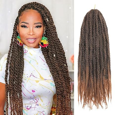 Wig African Big Hair Caterpillar Export Wholesale Synthetic Crochet Hair Fluffy Small Curls Multi-color Marley Hair