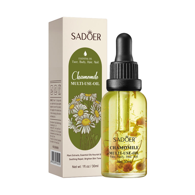 Cross-border Jasmine Dried Flower Massage Oil SADOER Moisturizing and rejuvenating skin body oil cross-border foreign trade wholesale