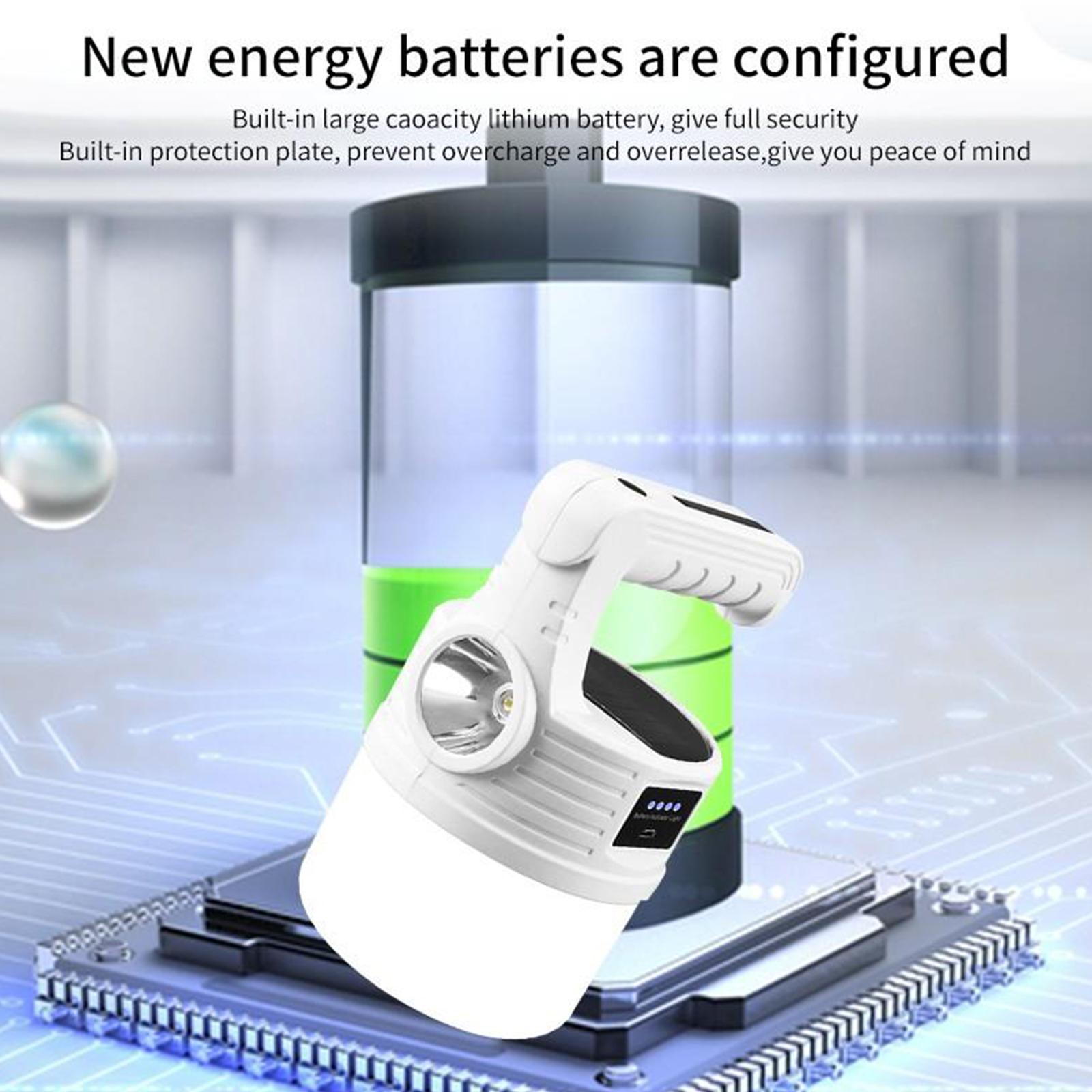 New Solar Light Rechargeable Tent Light Outdoor Camping Light LED Portable Camping Lantern USB Rechargeable Emergency Light