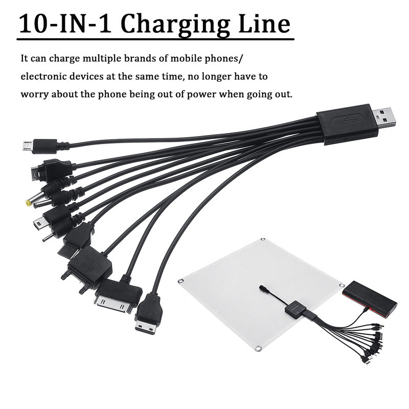 Factory direct sales solar panels lightweight portable semi-flexible solar panels DC Solar Charger