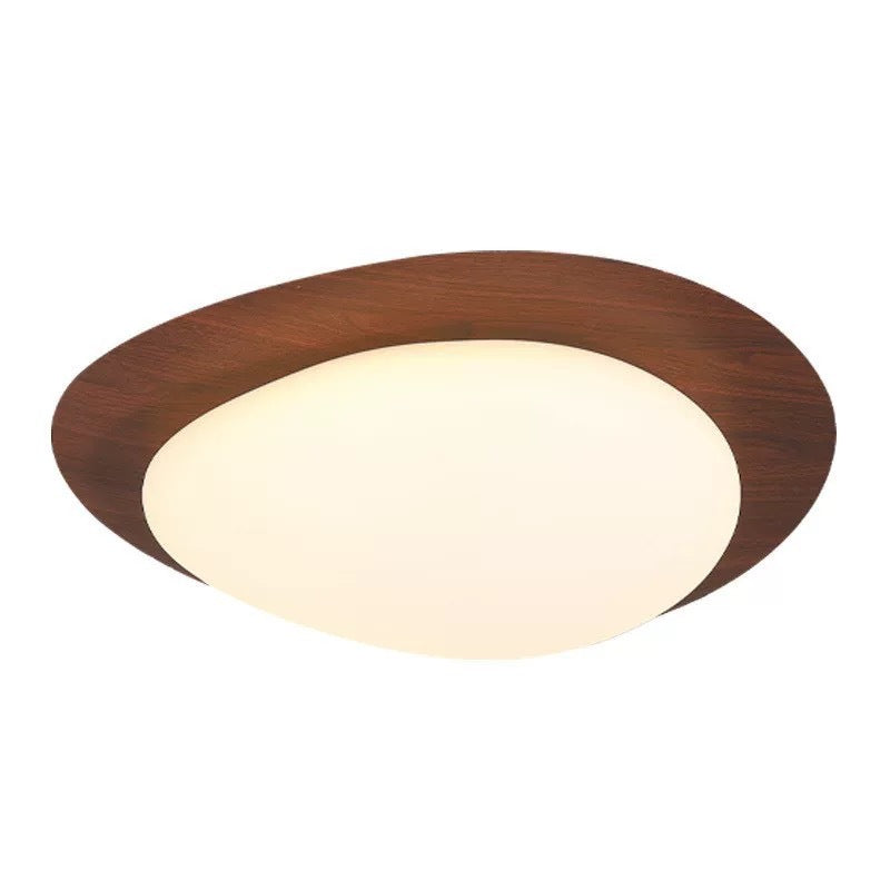 French Vintage Style Bedroom Ceiling Light Modern Simple Walnut Living Room Light Iron Art Water Transfer Printing Study Light Wholesale