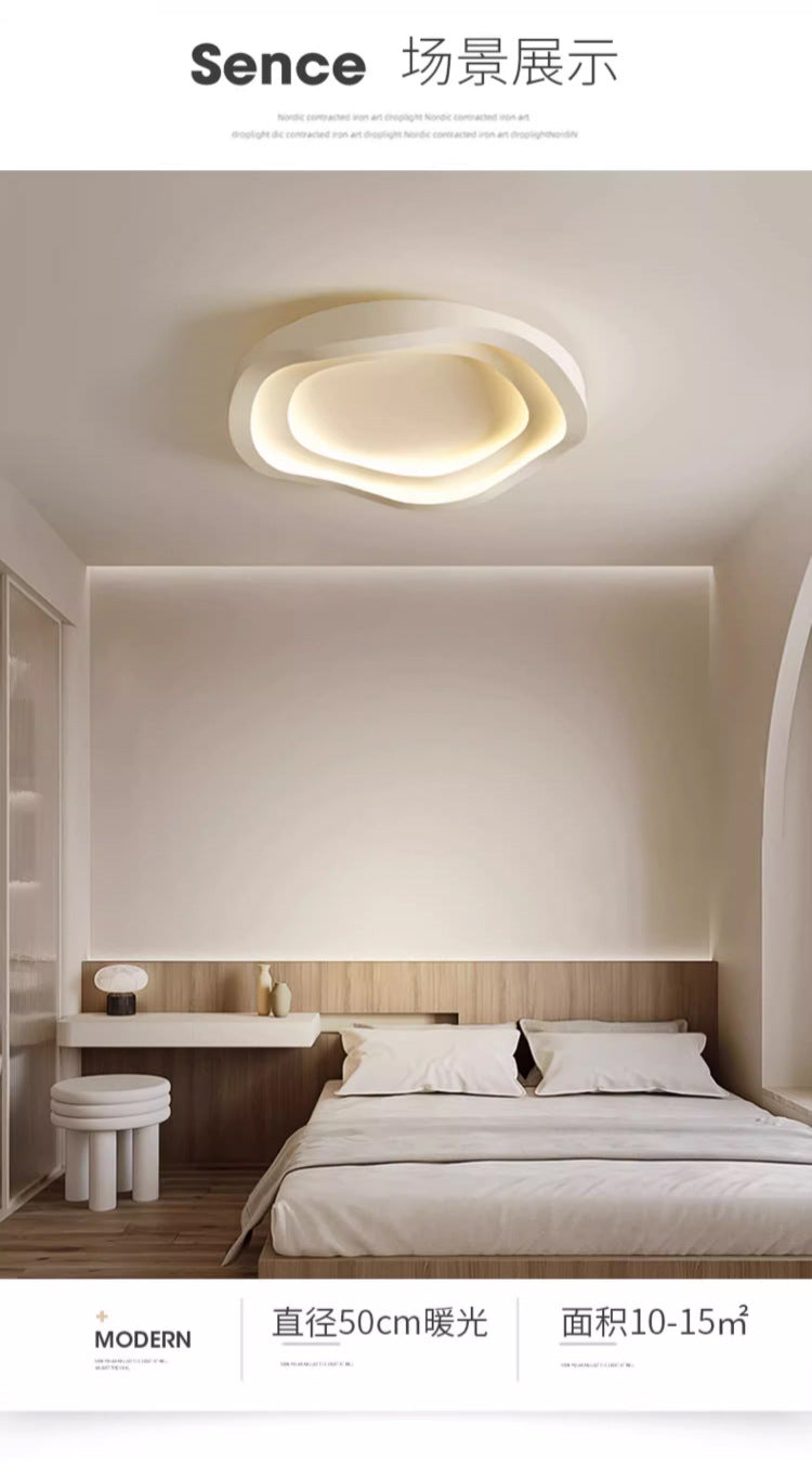 Bedroom light led Modern Minimalist Ceiling Light Internet Celebrity ins Creative Round Home Master Bedroom Study Zhongshan Lamp