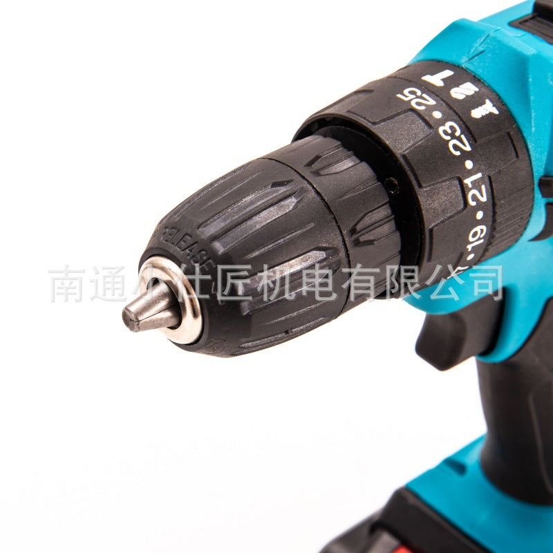 Foreign Trade Cordless Handheld Impact Drill Household Multifunctional Electric Screwdriver Brushless Lithium Battery Tool