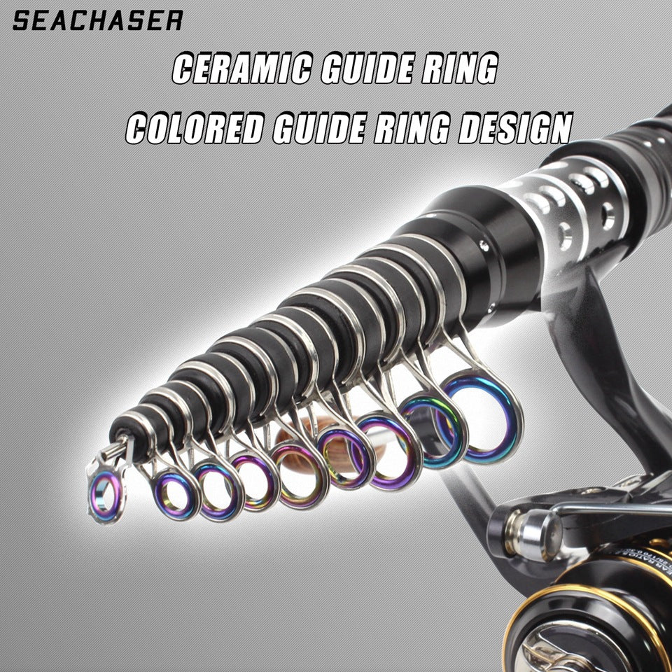 Ultra-short Portable European Carp Fishing Set Fishing Gear Combination European and American Popular Fishing Rod Can Be Used FBA