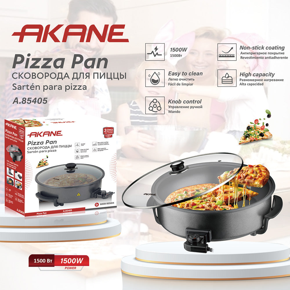 RAF European Standard Household Multifunctional Pizza Maker Multifunctional All-in-One Electric Frying Pan Electric Hot Pot Non-Stick Electric Hot Pot