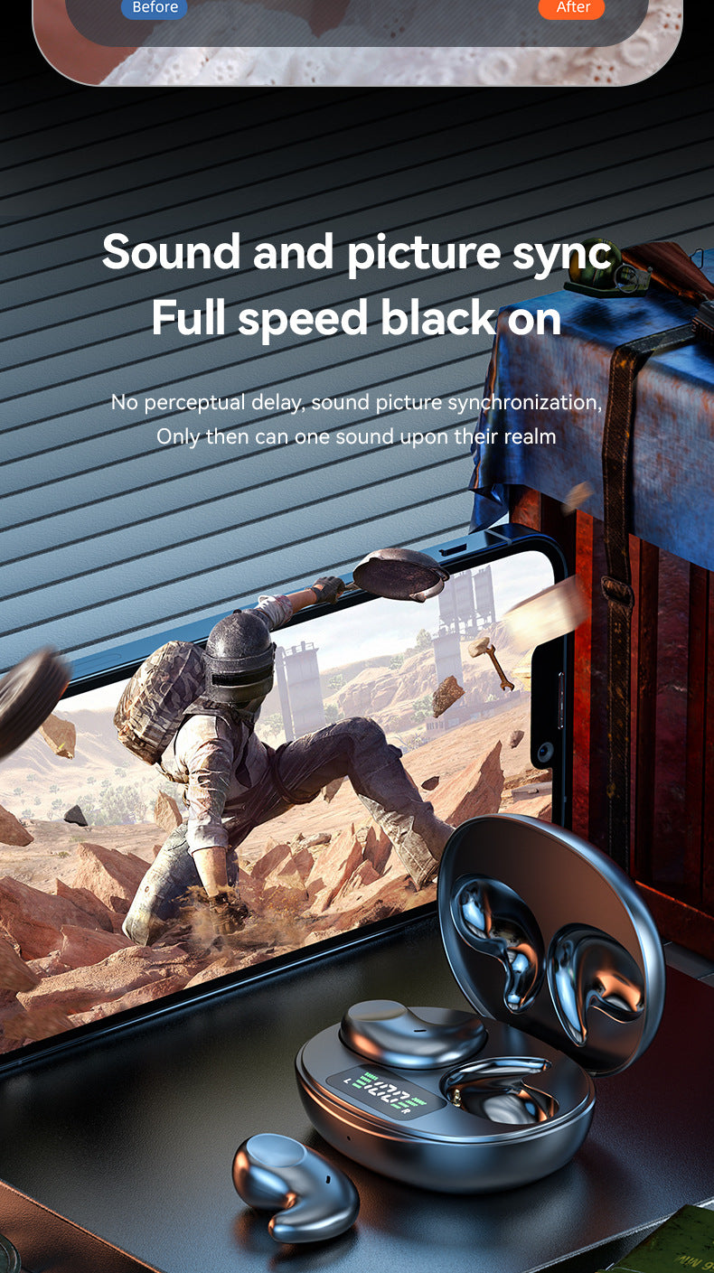 Popular M52Sleep-Specific Side-Sleep Bluetooth Earphones TWS Wireless Mini High-Looking Wireless Bluetooth Headphones