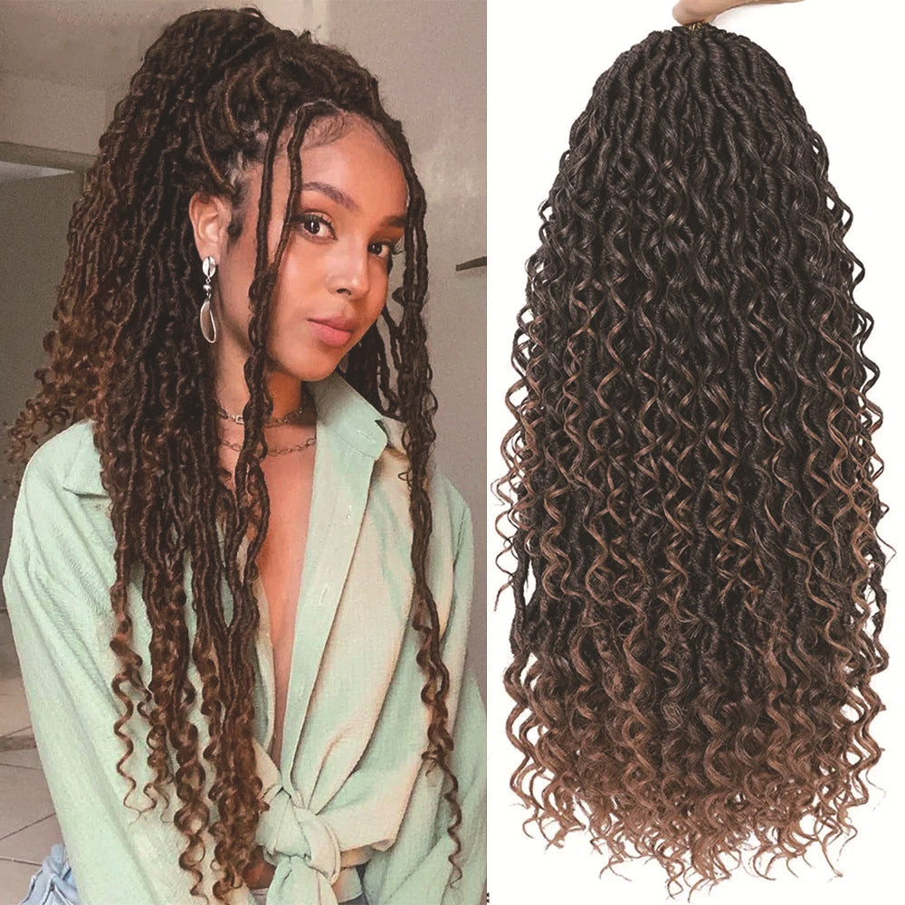 Cross-Border European and American New Hot-Selling Dreadlock Princess Wig Faux Goddess River Locs Dreadlock Wig