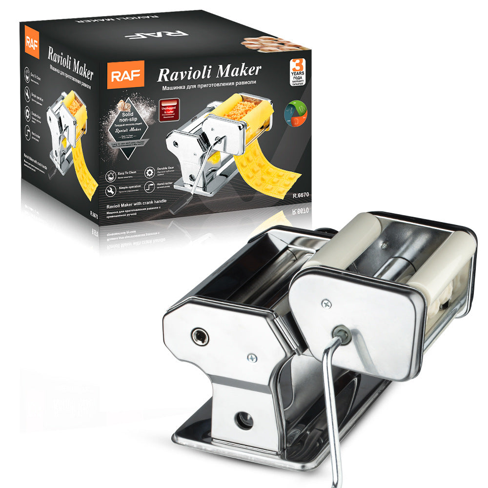 RAF Household Old-fashioned Manual Wonton Maker Noodle Press Multifunctional Small Noodle Pressing Dumpling Skin Making Machine