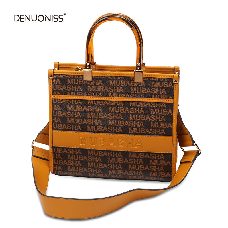 Women's Fashion Trend New Vintage Floral Series Handbag Large Capacity Unique Stylish Crossbody Bag